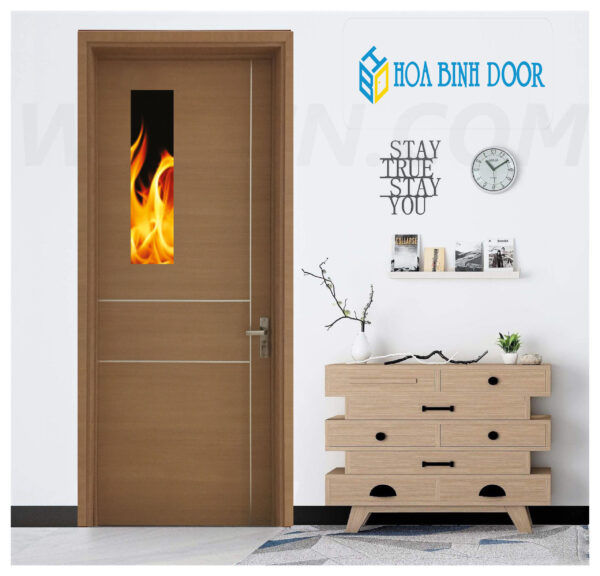 CỬA GỖ CHỐNG CHÁY P1-G1-R3