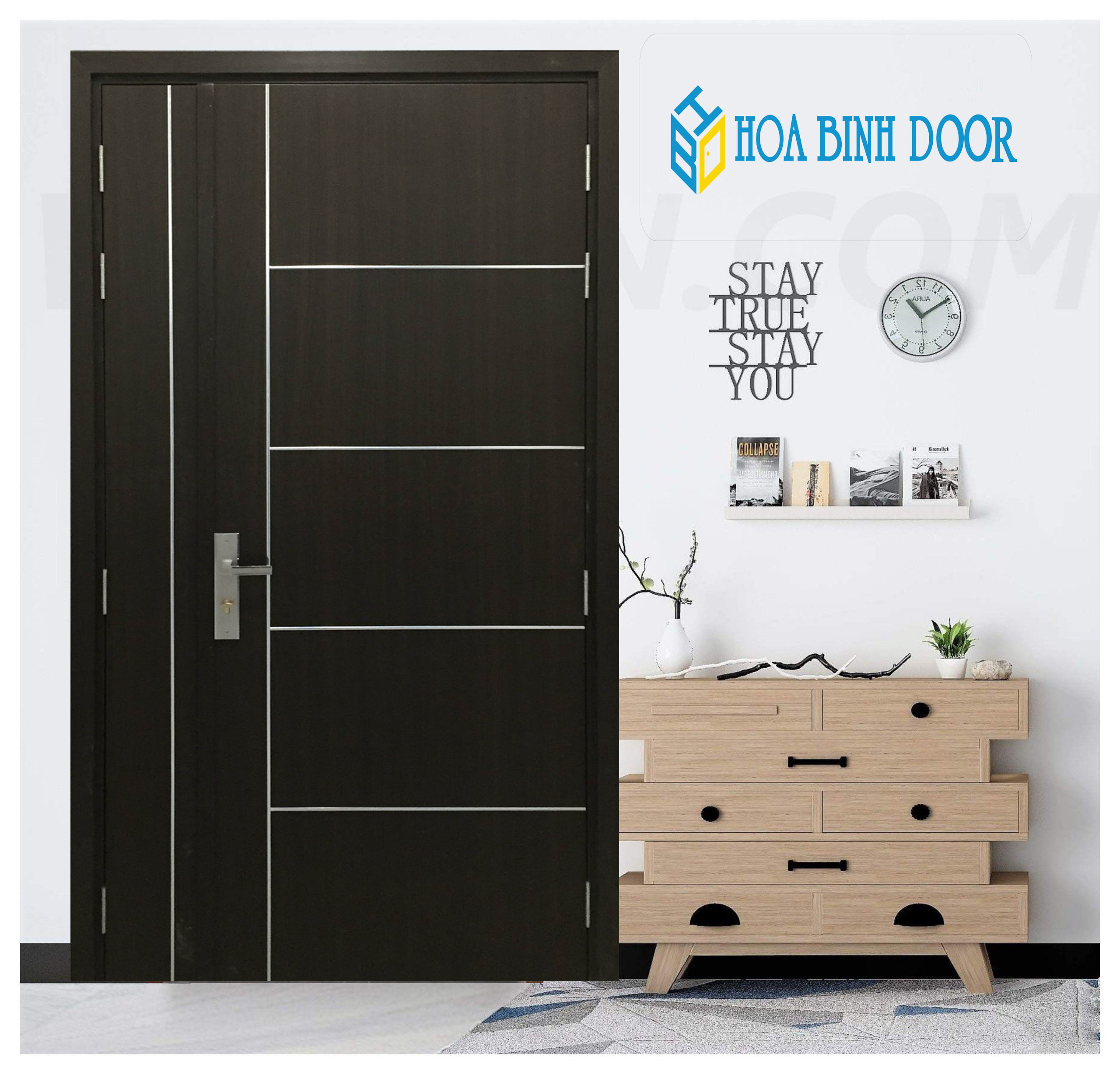 CỬA GỖ CHỐNG CHÁY P2R5