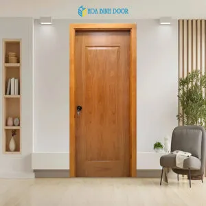 Cửa gỗ công nghiệp HDF veneer KD.1B-ash
