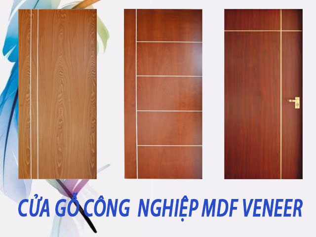 cửa gỗ công nghiệp tại quận 5