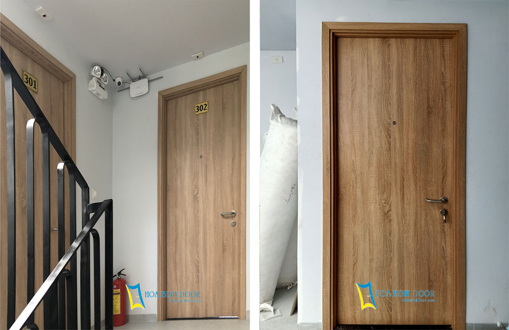 Cửa Gỗ công nghiệp tại cần thơ