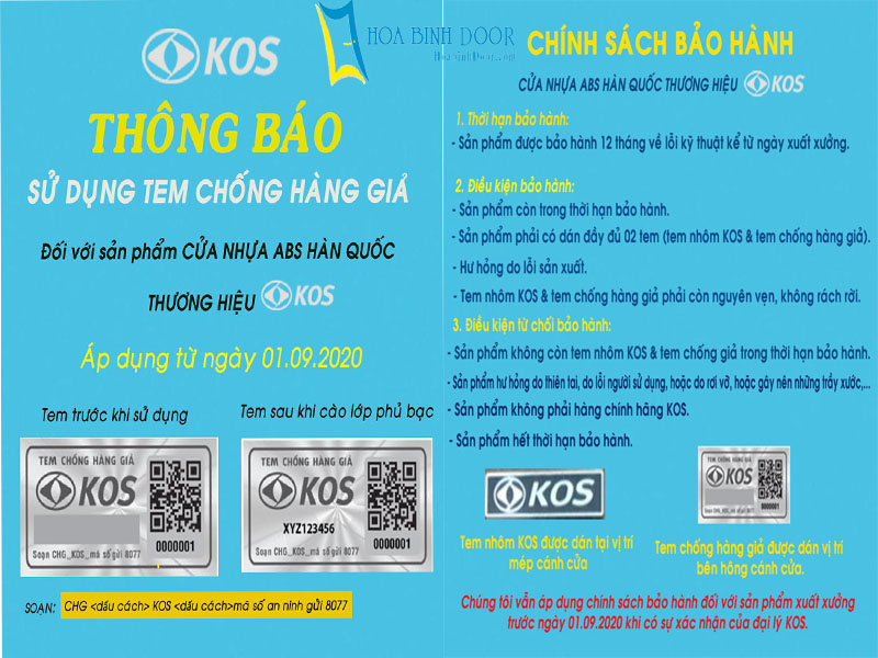 Cửa Nhựa abs Hàn Quốc Tại Gò Vấp