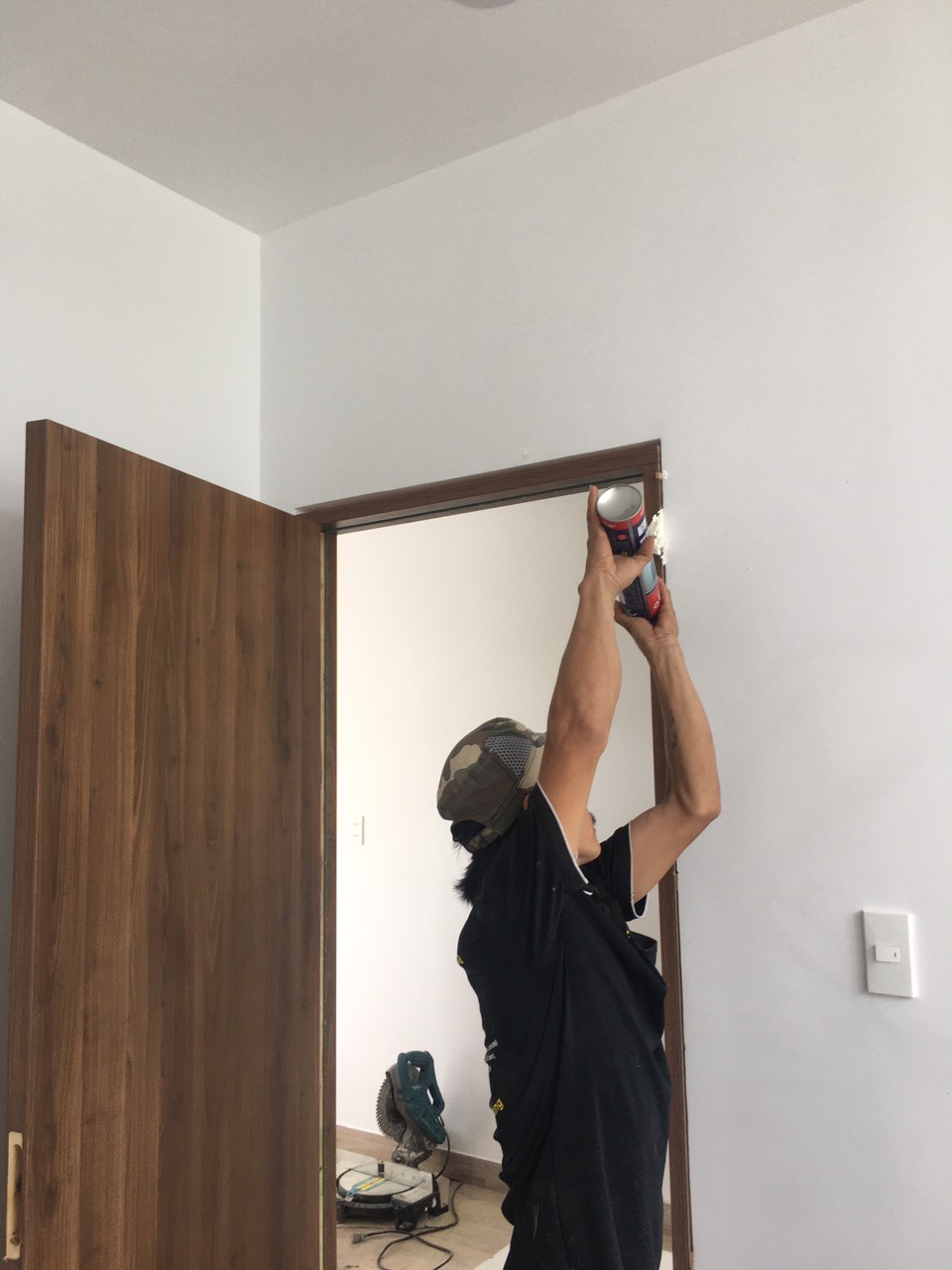 Cửa gỗ công nghiệp tại quận 4