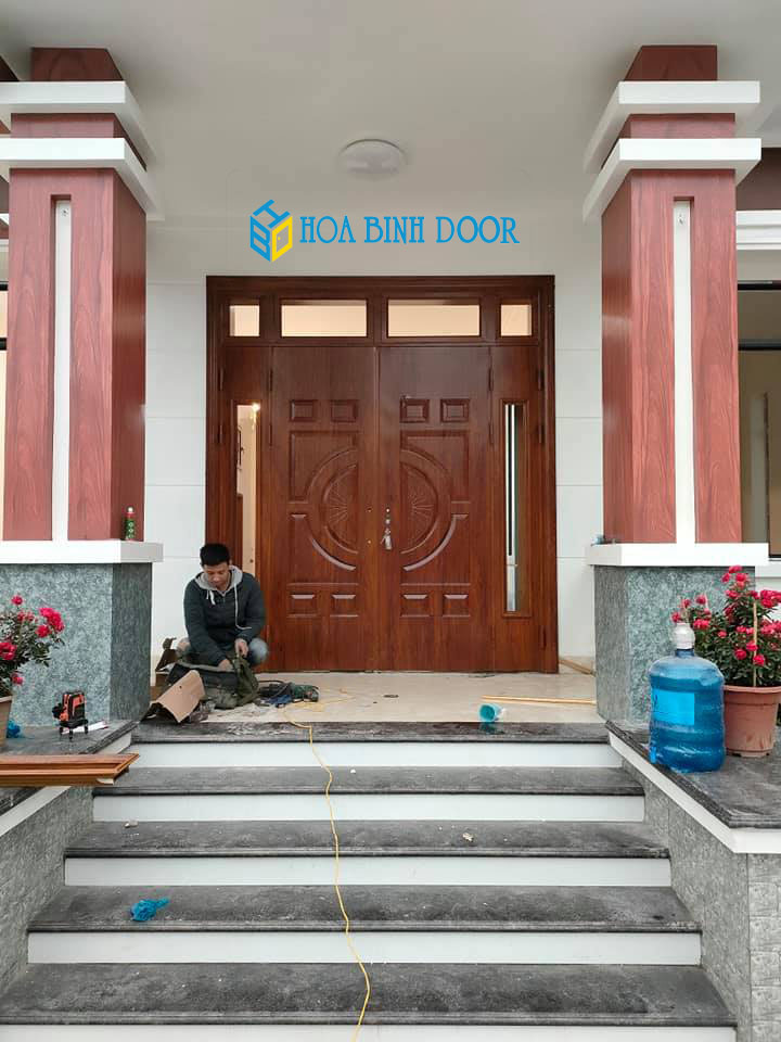 Cửa thép vân gỗ tại bình dương