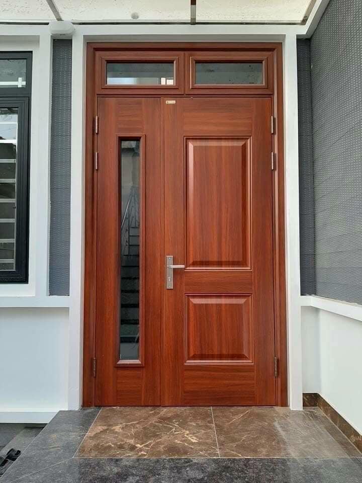 Cửa thép vân gỗ tại bến tre