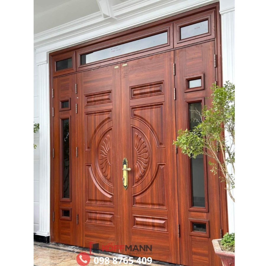 Cửa thép vân gỗ tại bình phước | Cửa thép vân gỗ cao cấp