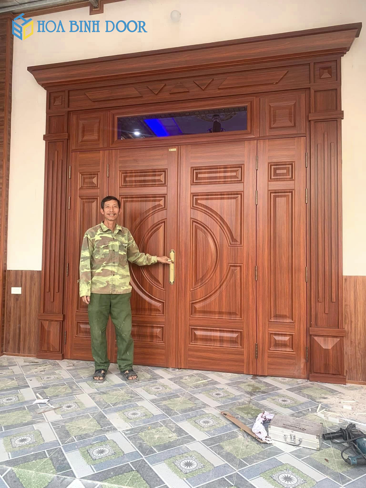Cửa thép vân gỗ tại bình phước | Cửa thép vân gỗ cao cấp