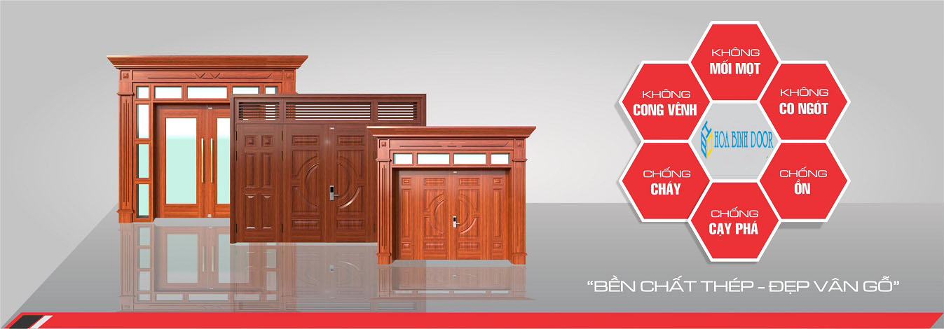 Cửa thép vân gỗ tại cần thơ