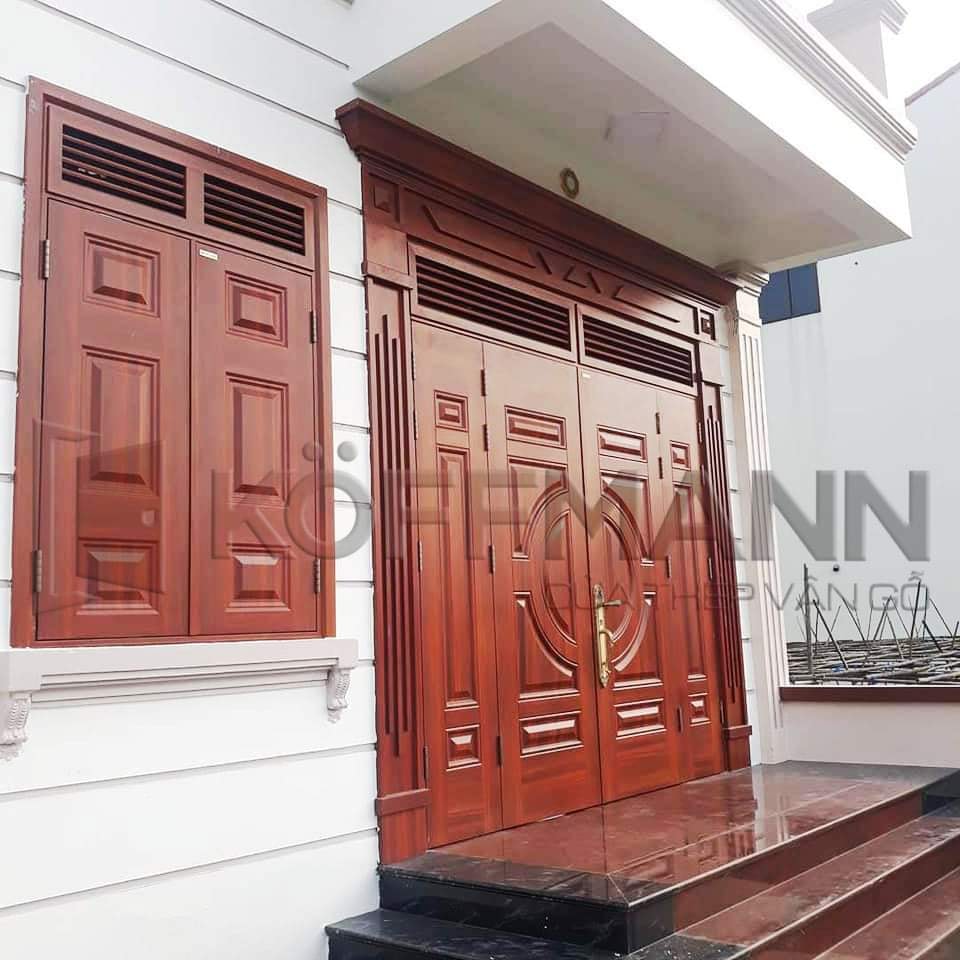Báo giá cửa thép vân gỗ koffmann