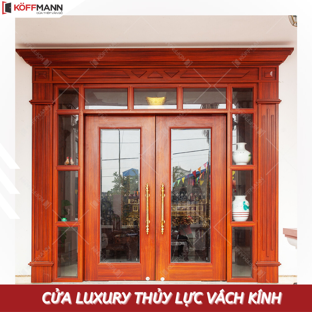 Báo giá cửa thép vân gỗ koffmann