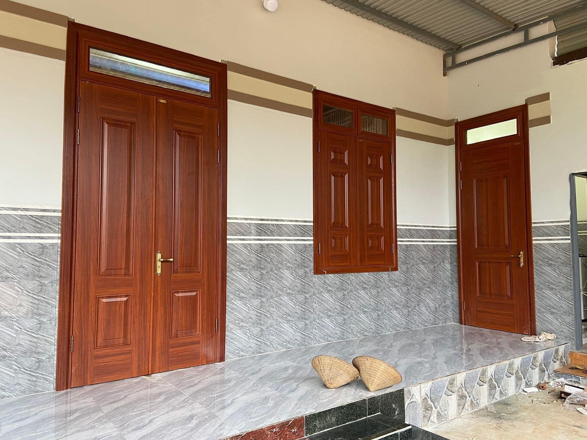 cửa thép vân gỗ tại kiên giang