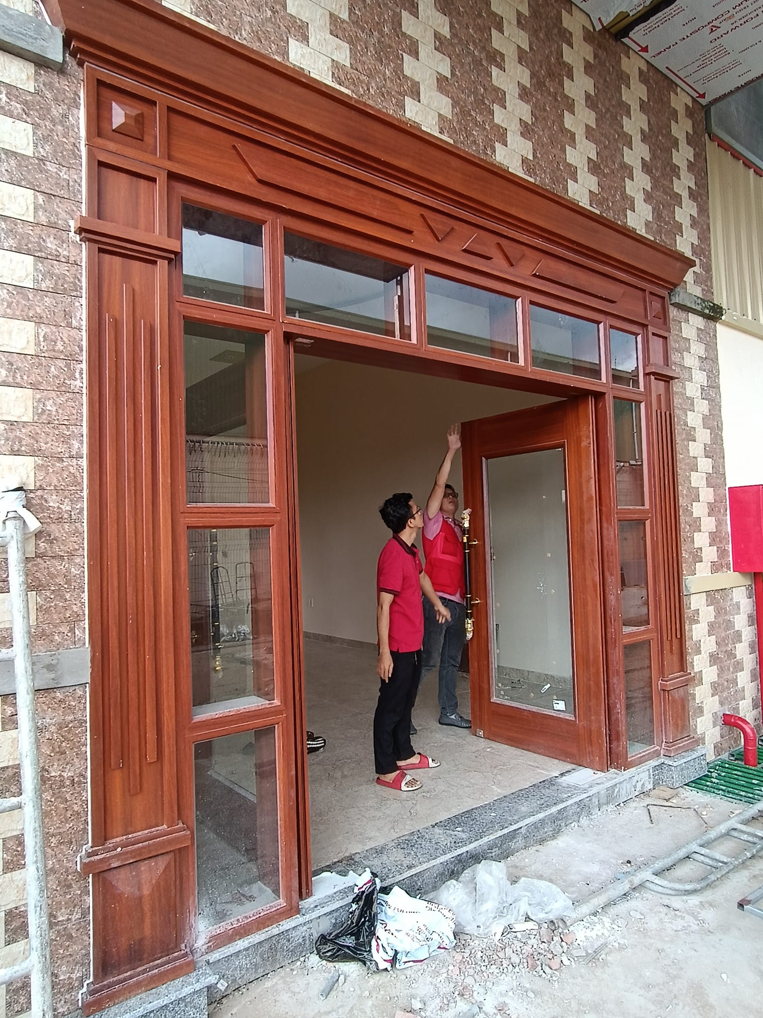 cửa thép vân gỗ tại kiên giang