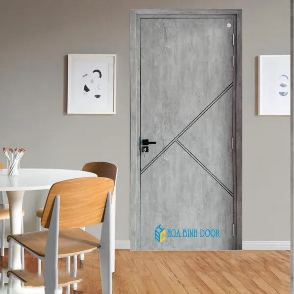 Cửa nhựa composite phủ vân gỗ SYB: E8 CSĐ07 - Ảnh 1