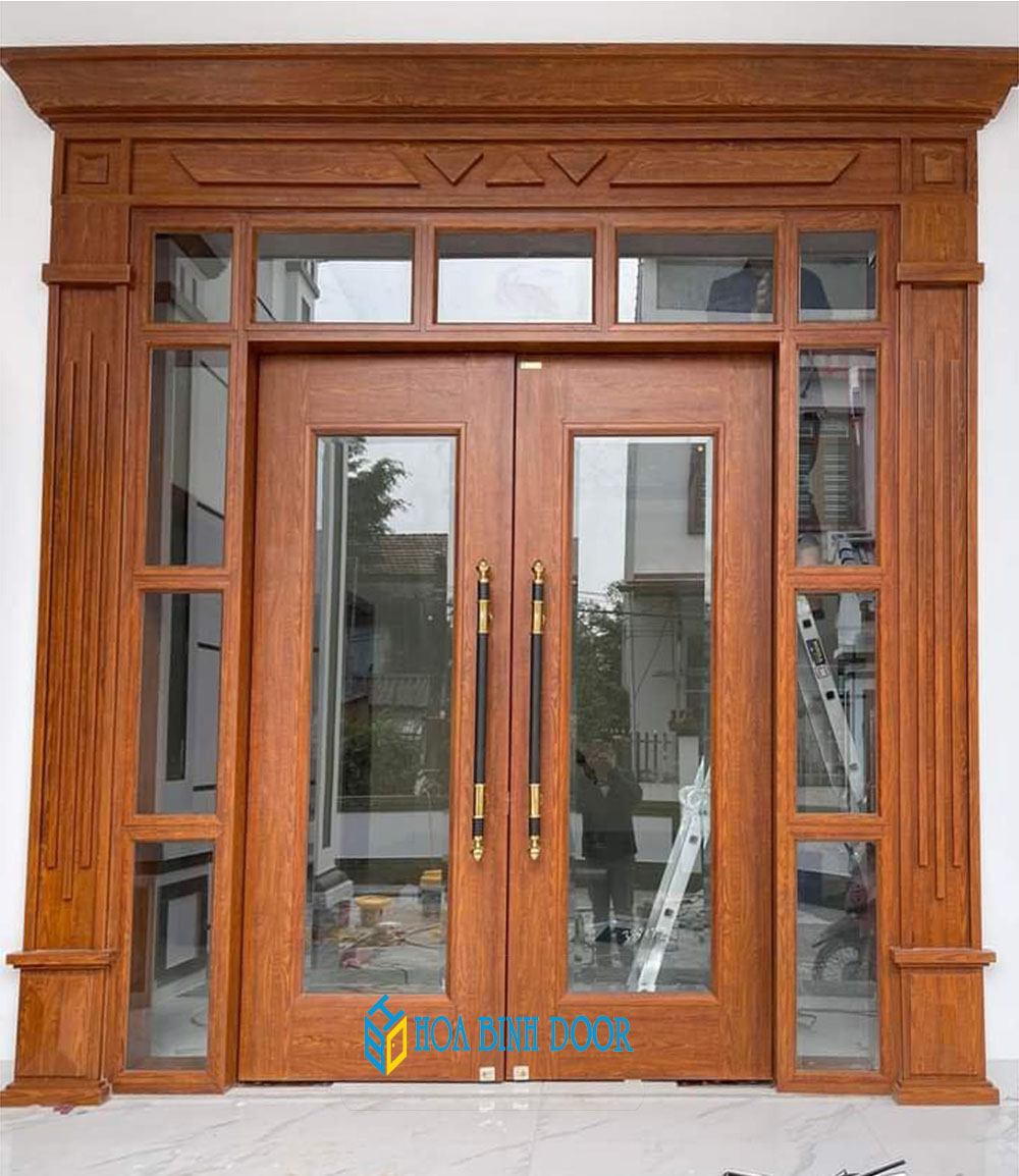 cửa thép vân gỗ tại cam ranh