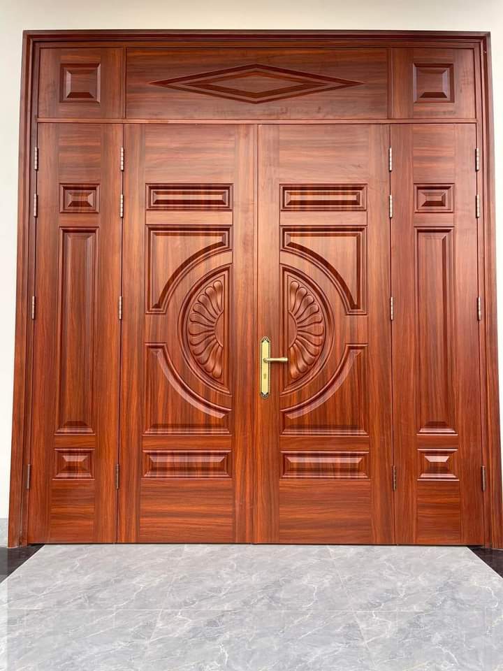 cửa thép vân gỗ tại cam ranh