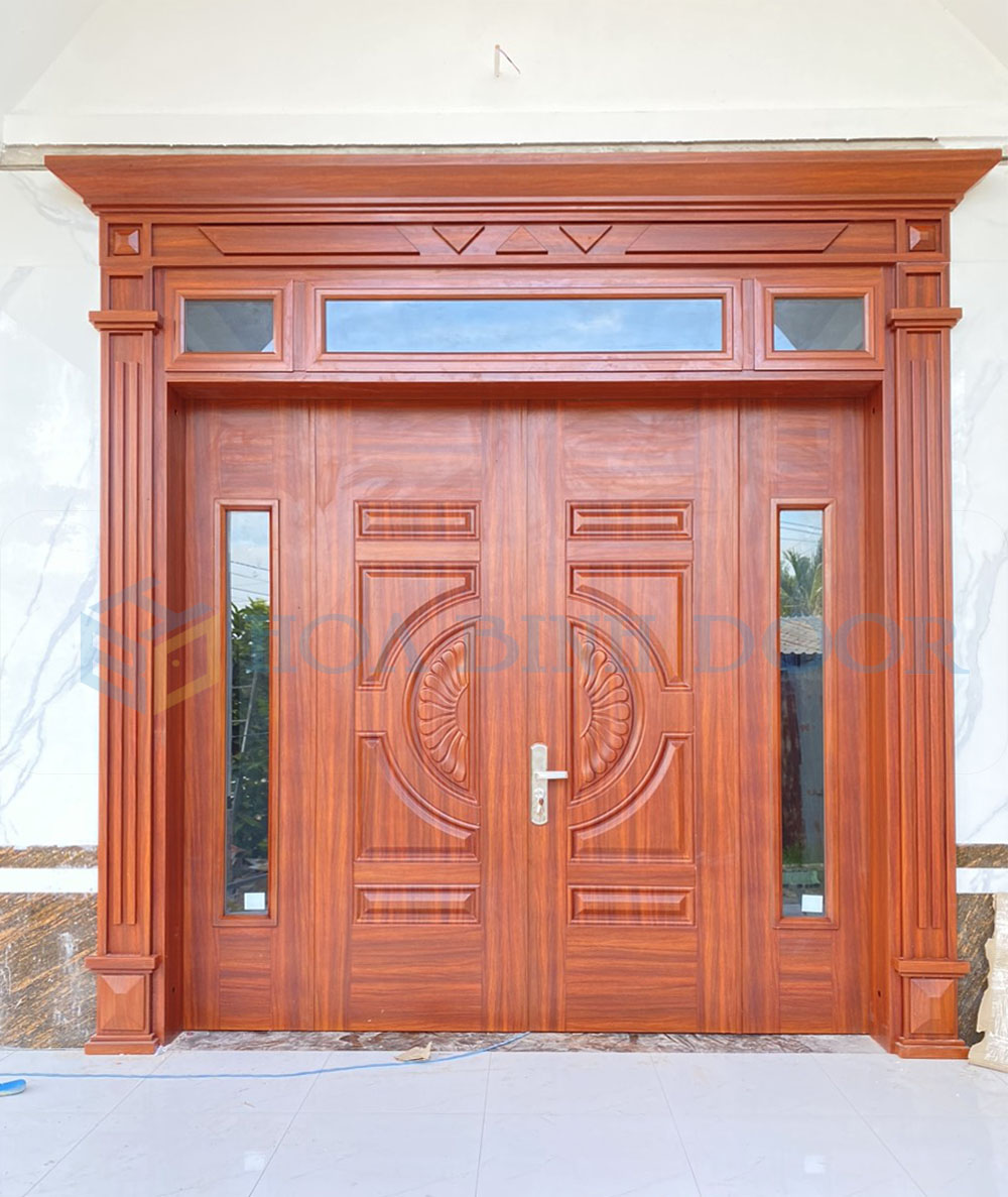 Giá cửa thép vân gỗ tại tiền giang