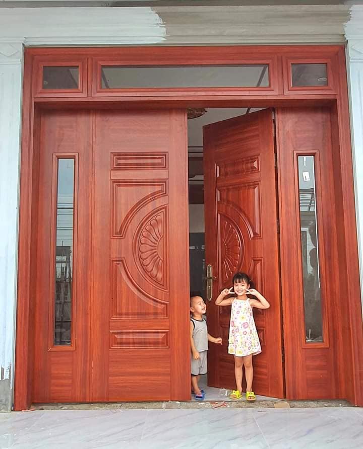 Cửa thép vân gỗ tại quận 7