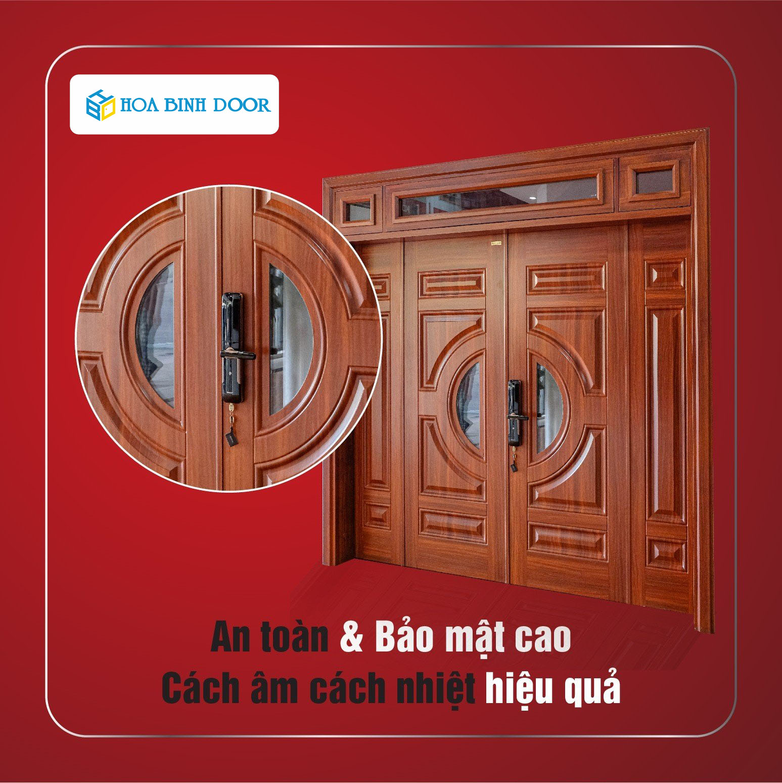 Cửa thép vân gỗ tại quận 7