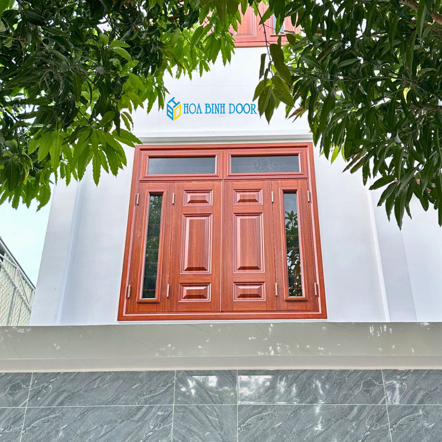 Cửa thép vân gỗ tại quận 6