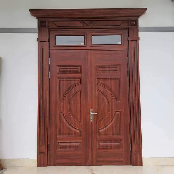 Cửa thép vân gỗ tại tân phú