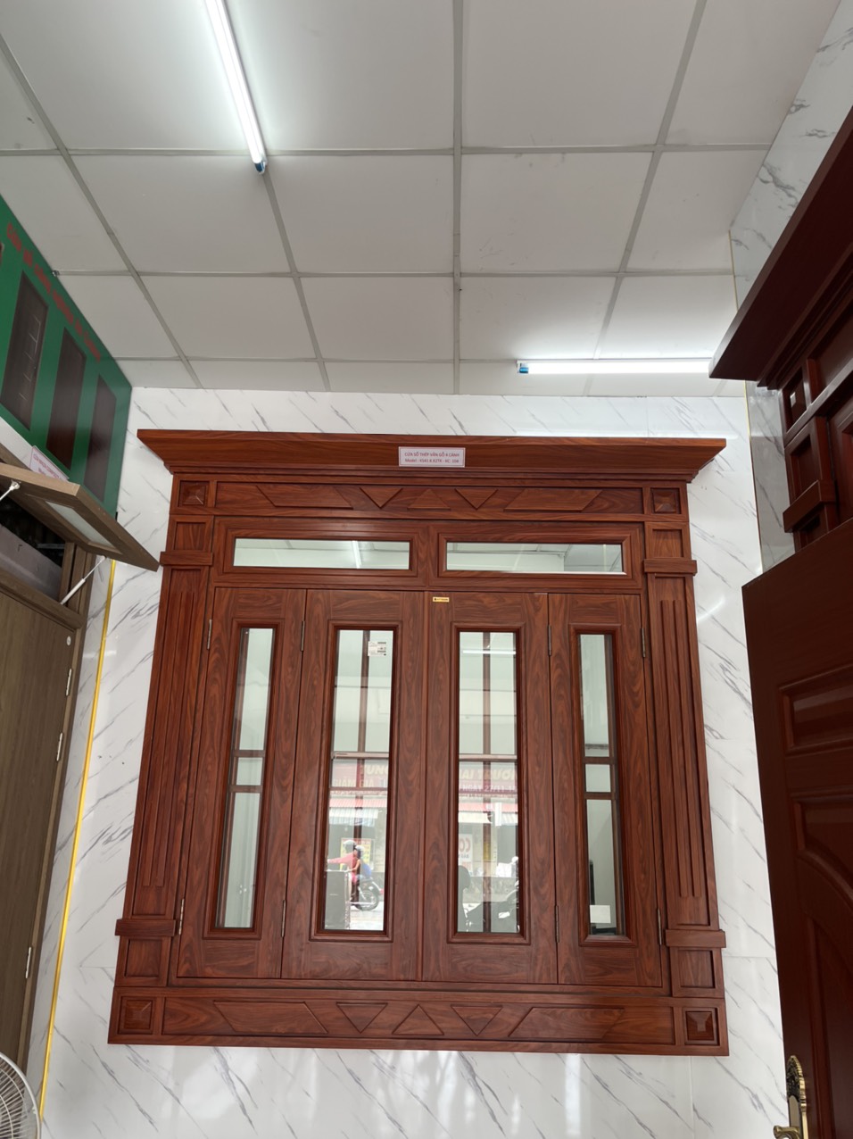 Cửa thép vân gỗ tại quận 6