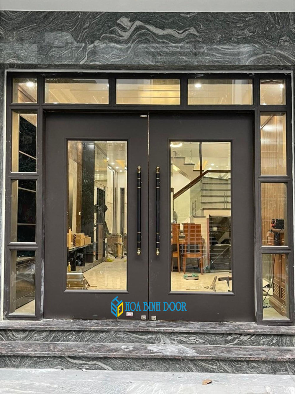 Cửa Thép Vân Gỗ tại Bình Thạnh