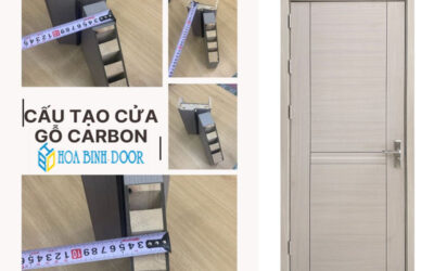 Cấu tạo cửa gỗ carbon mới nhất hiện này | Hoabinhdoor