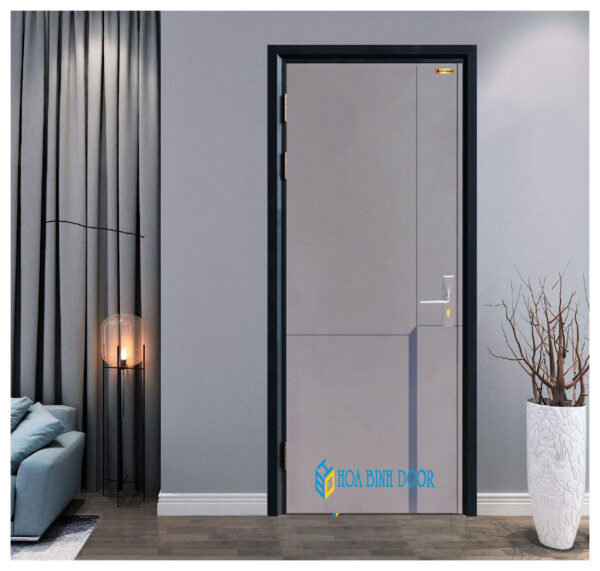 Cửa thép vân gỗ Deluxe KD-1.09