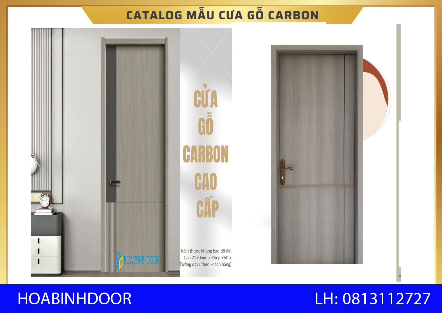 Ưu nhược điểm cửa gỗ carbon | Hoabinhdoor