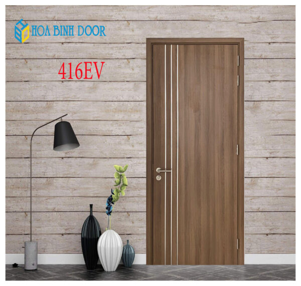 Cửa gỗ công nghiệp MDF phủ melamine HB.PN3-416EV