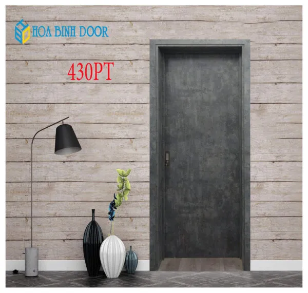Cửa gỗ công nghiệp MDF phủ melamine HB.P-430PT - Ảnh 1