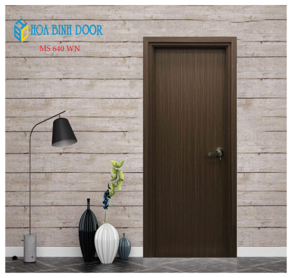 Cửa gỗ công nghiệp MDF phủ melamine HB.P-640WN