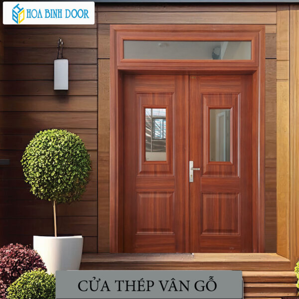 Cửa thép vân gỗ KG-22.06K.06K-1TK