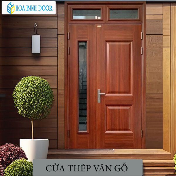 Cửa thép vân gỗ KG-21.06.K-2TK