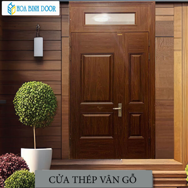 Cửa thép vân gỗ KG-21.06.06A-1TK