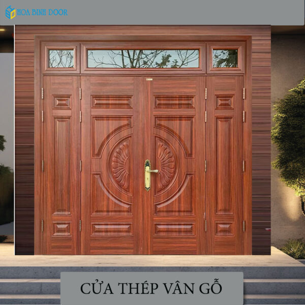 Cửa Thép Vân Gỗ KG-41.01H.03A-3TK
