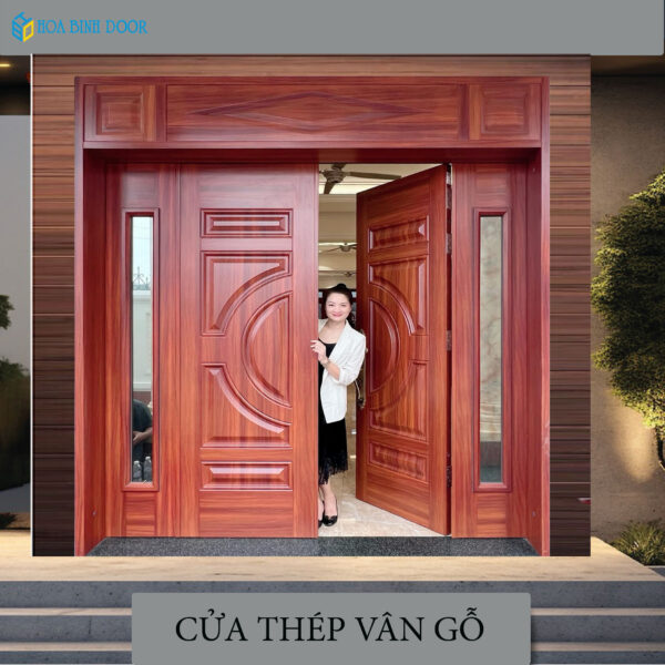 Cửa Thép Vân Gỗ KG-41.01.K-3PT