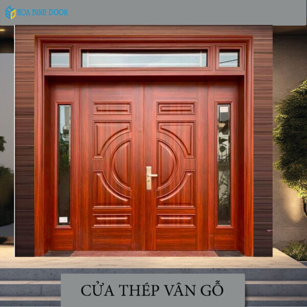 Cửa Thép Vân Gỗ KG-41.01.K-3TK