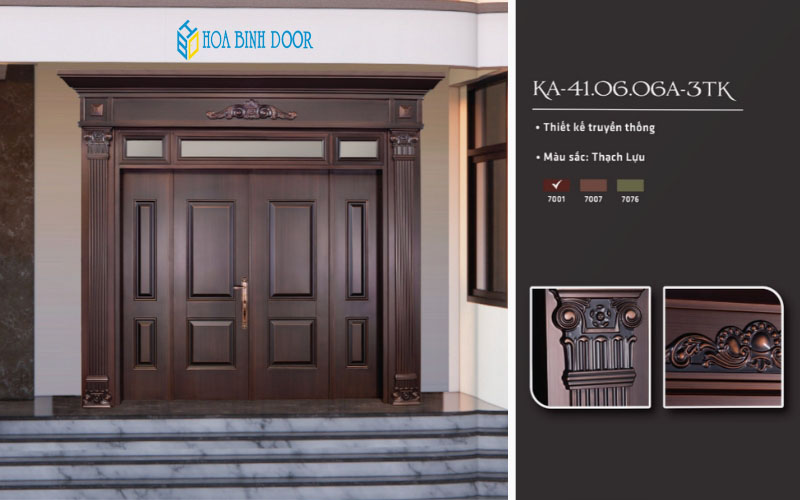 Báo giá cửa thép vân gỗ tại Bình Dương mới nhất 5/2024