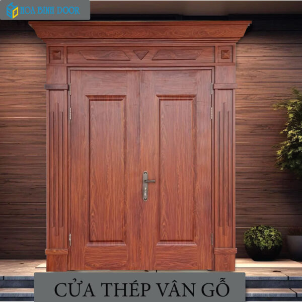 Cửa thép vân gỗ Luxury KL-22.31