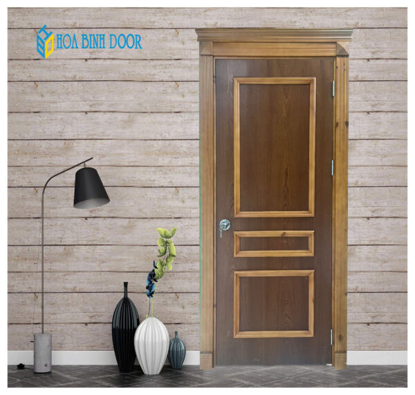 Cửa gỗ công nghiệp MDF veneer Luxury HB-PN-3