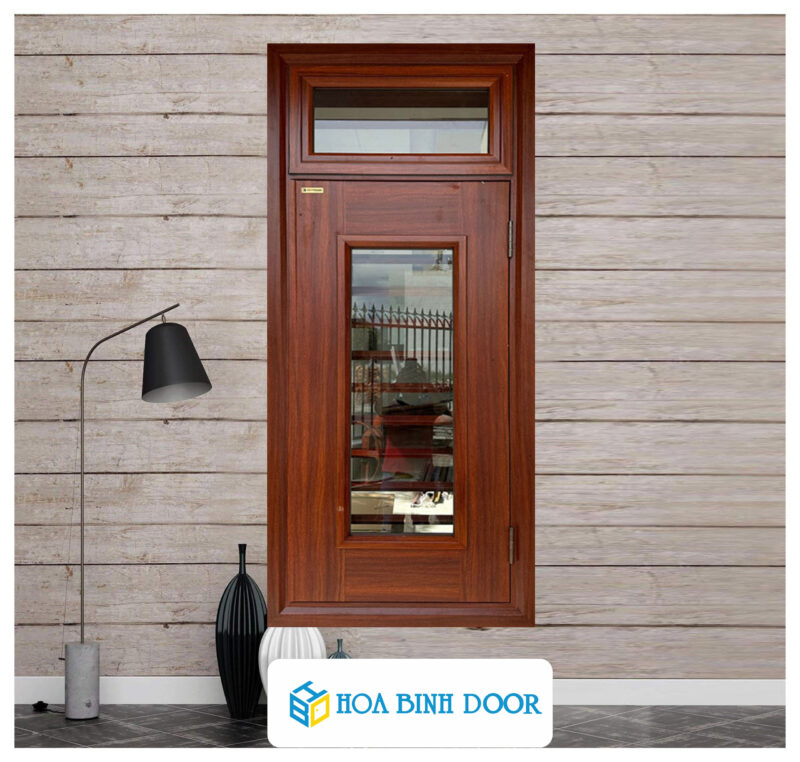 Cửa sổ thép vân gỗ KS-1.K-1TK