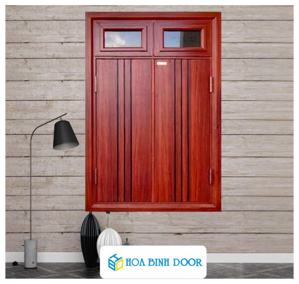 Cửa sổ thép vân gỗ KS-22.08-2TK