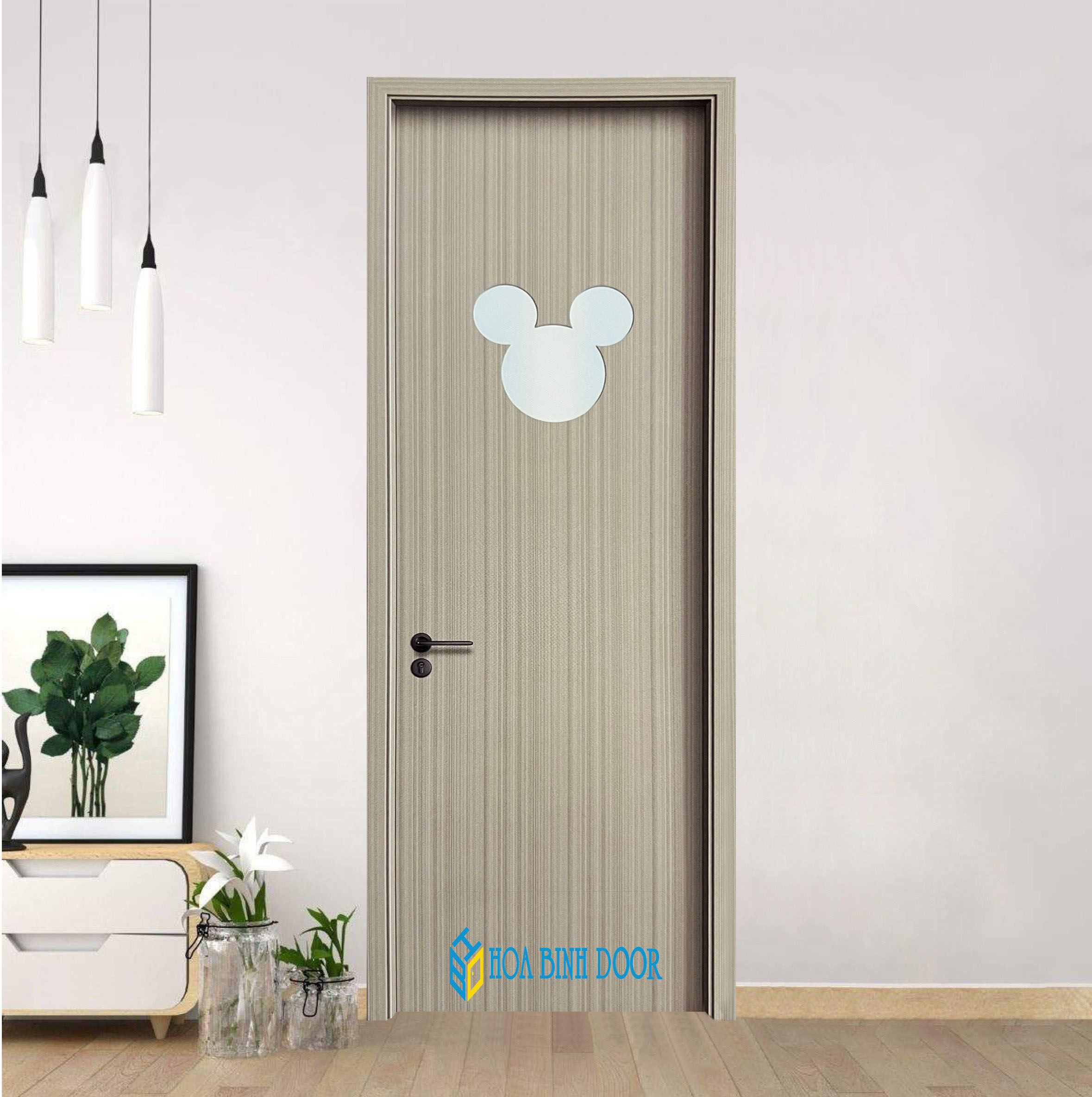 Cửa Gỗ Carbon 6038 Công Nghệ 1