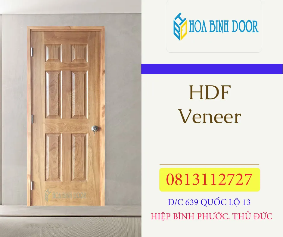 Cửa gỗ công nghiệp HDF Veneer - 6A ASH