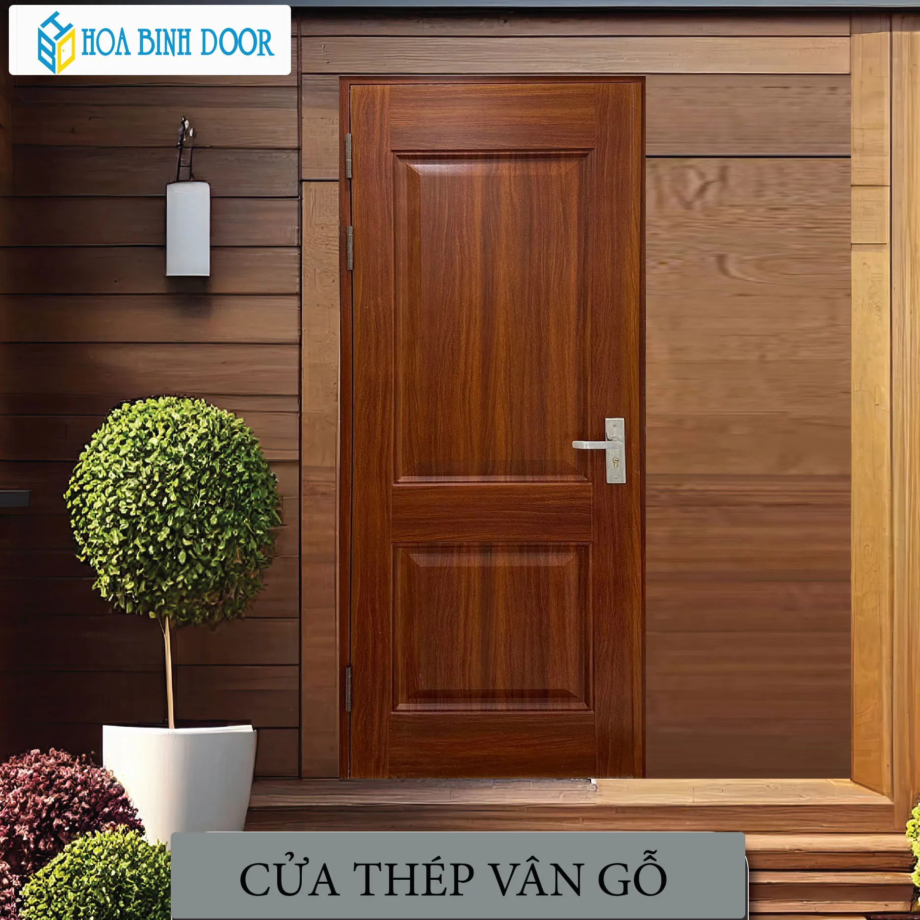 Báo giá cửa thép vân gỗ tại Thủ Dầu Một – Bình Dương