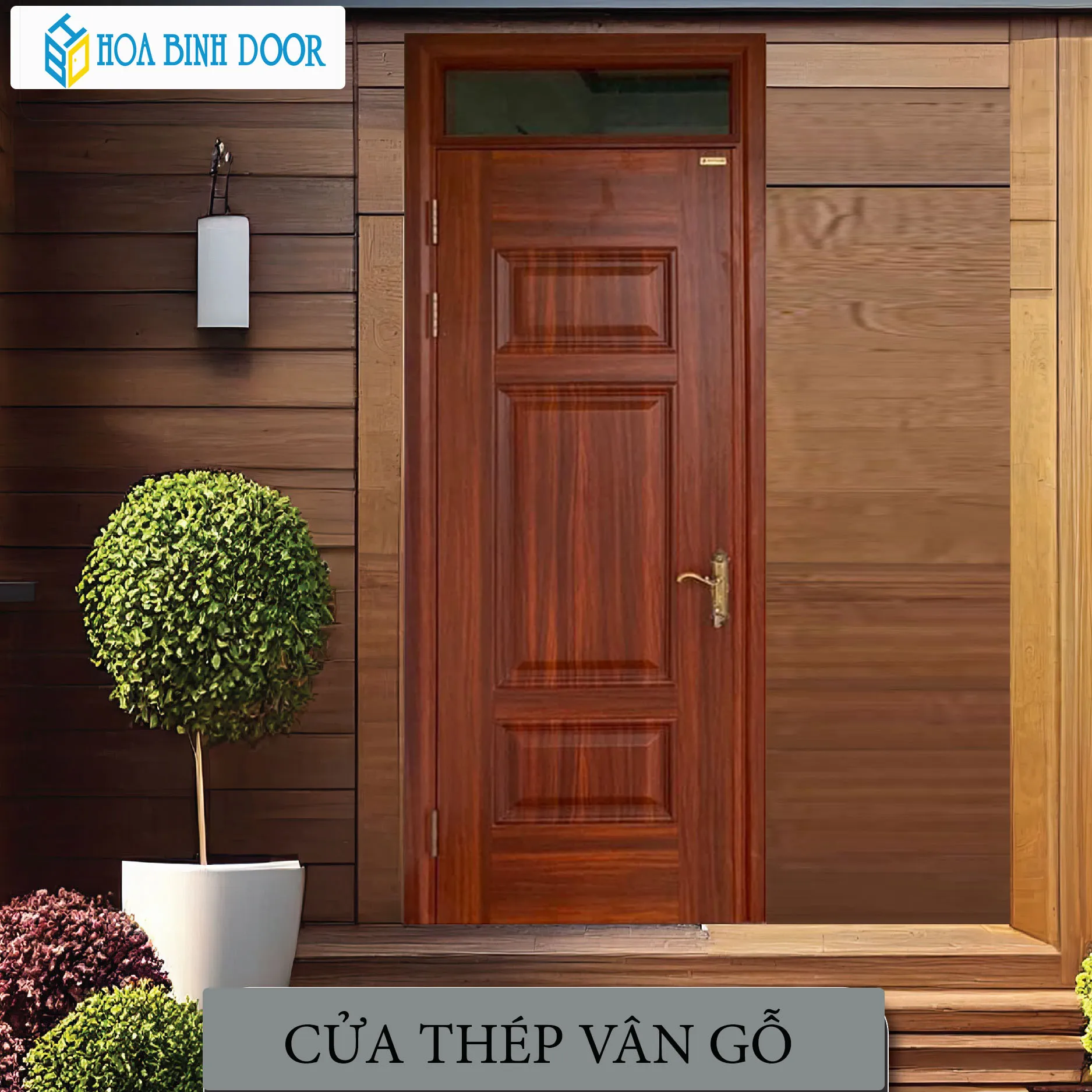 Báo giá cửa thép vân gỗ tại Thủ Dầu Một – Bình Dương