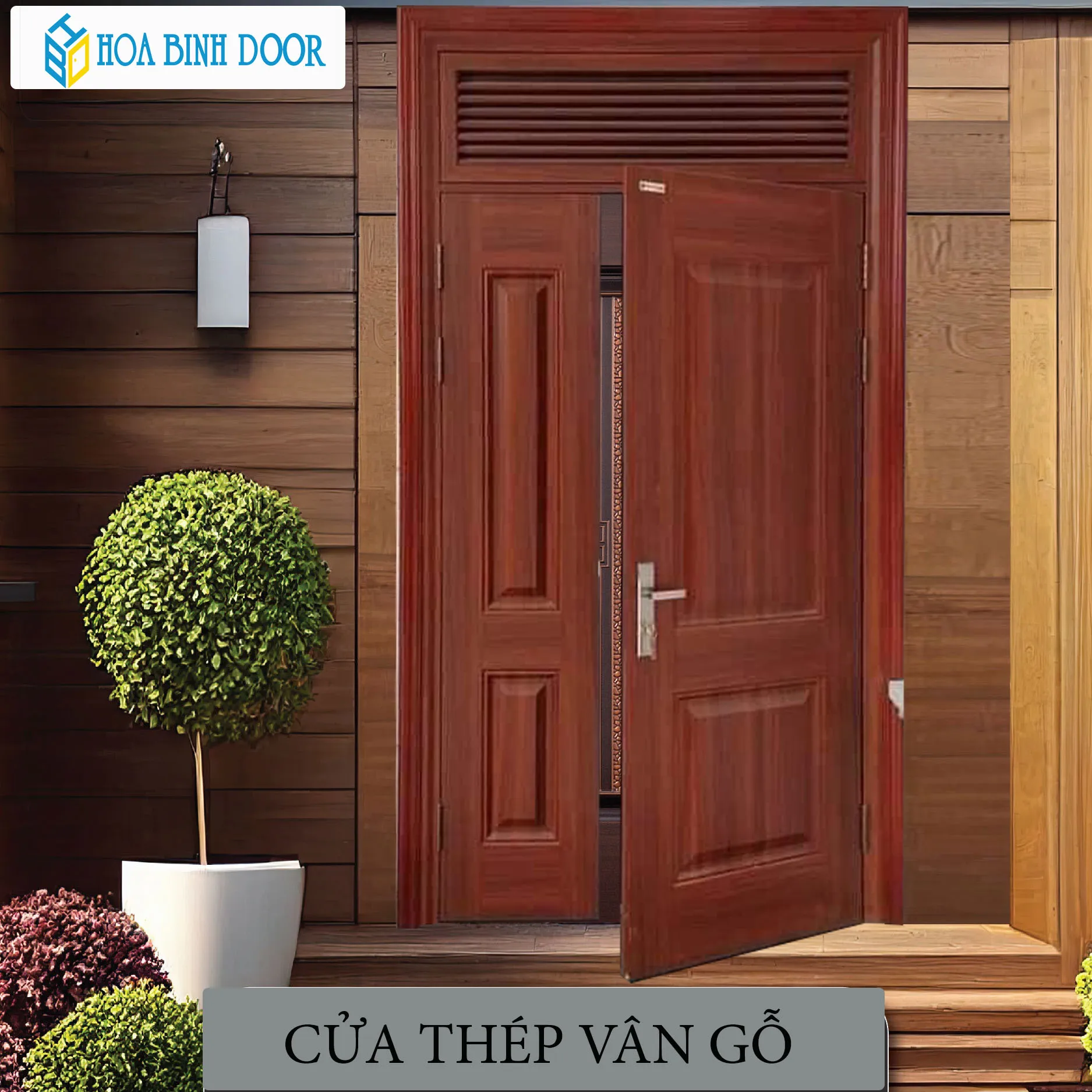 Báo giá cửa thép vân gỗ tại Thủ Dầu Một – Bình Dương