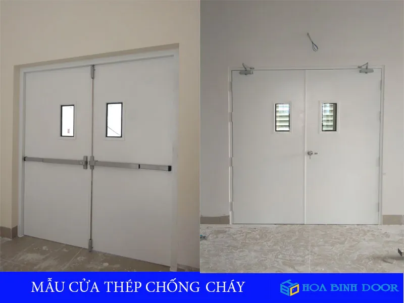 Giá cửa thép chống cháy mới nhất 8/2024 | Hoabinhdoor