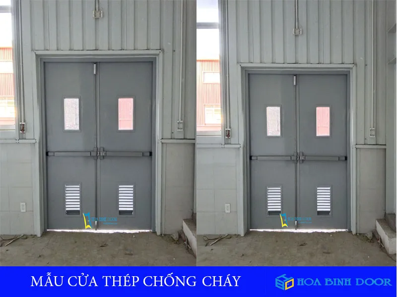 Giá cửa thép chống cháy mới nhất 8/2024 | Hoabinhdoor